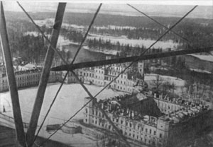 Zerstörung im Gattschina - Palast